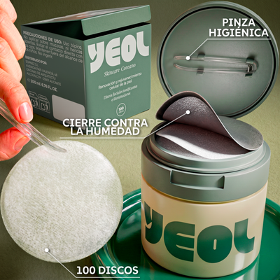 YEOL · Discos faciales tonificantes e iluminadores