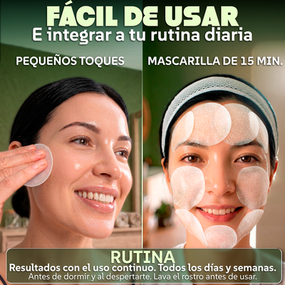 YEOL · Discos faciales tonificantes e iluminadores