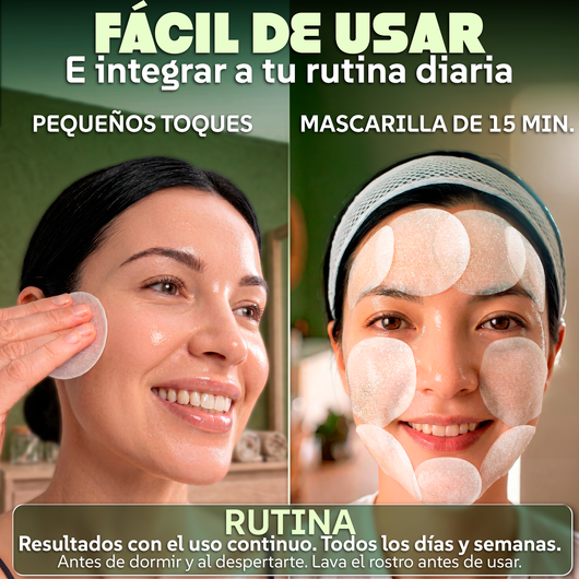 YEOL · Discos faciales tonificantes e iluminadores